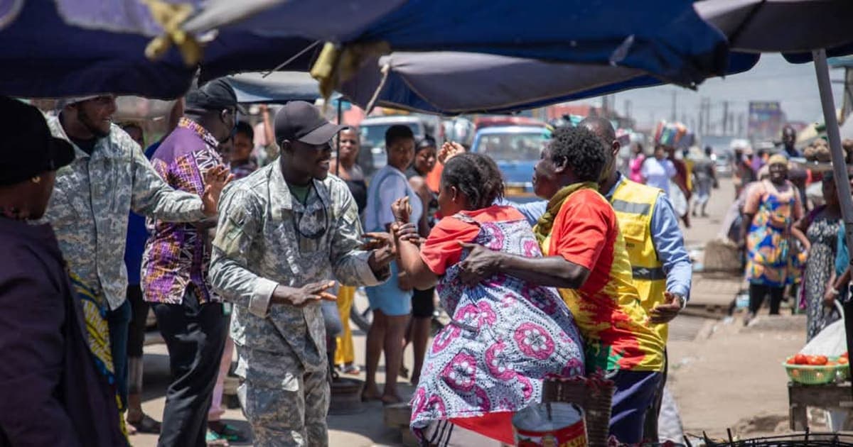 A.M.A Arrests 21 Agbogbloshie Market Traders.